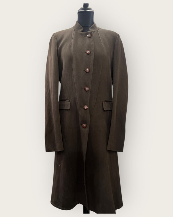Khaki Military style coat size