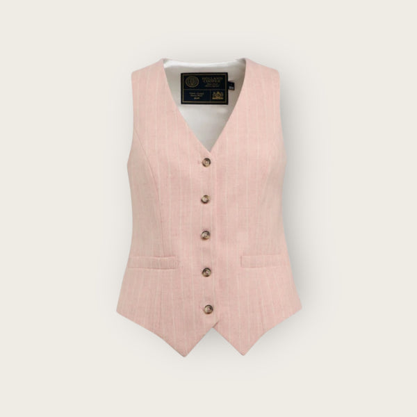 Holland Cooper Pink Waistcoat size 6