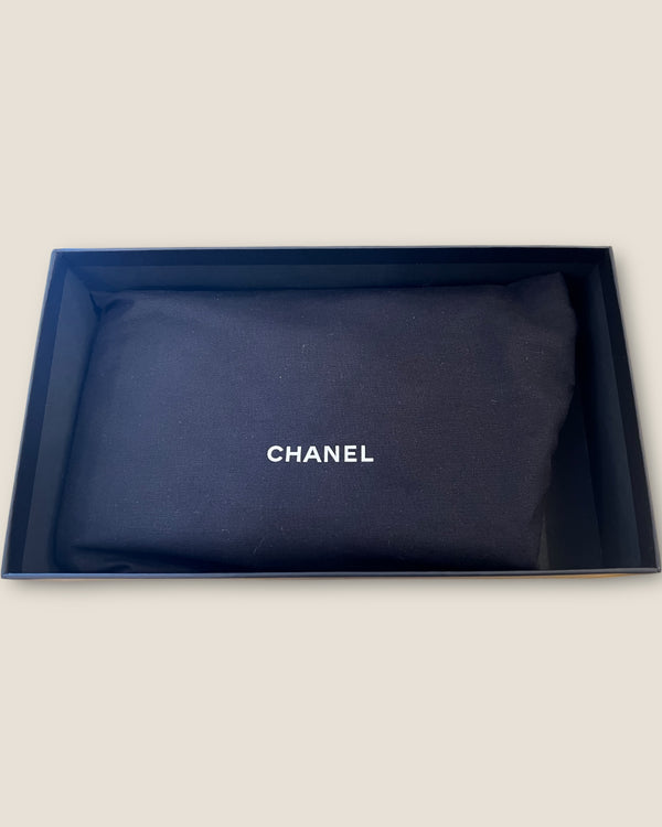 Chanel black Petite Maroquinerie pouch/clutch