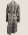 All saints Tyler check trench coat Size Small