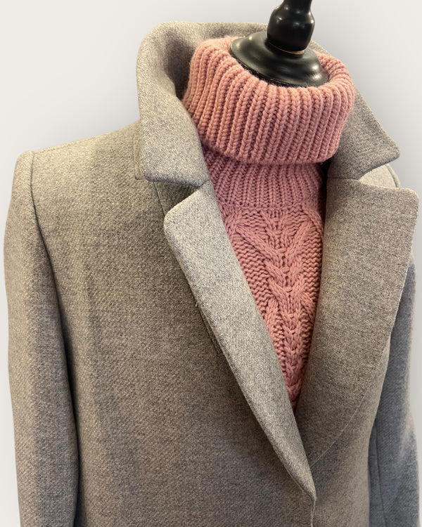 FWM grey coat size 12 petite