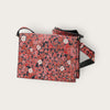 Victoria Beckham red floral handbag