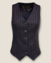 Holland Cooper Navy pinstripe waistcoat size 6
