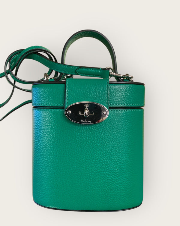 Mulberry lawn green vanity handbag