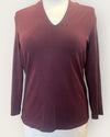 Hobbs berry jersey 3/4 sleeve top Size Small