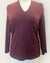 Hobbs berry jersey 3/4 sleeve top Size Small