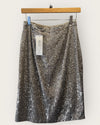 French Connection Gold sequinned skirt size 10