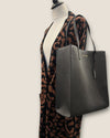 Jaeger black classic tote bag