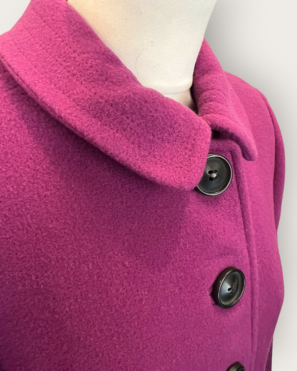 Boden magenta coat size 12P