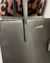 Jaeger black classic tote bag