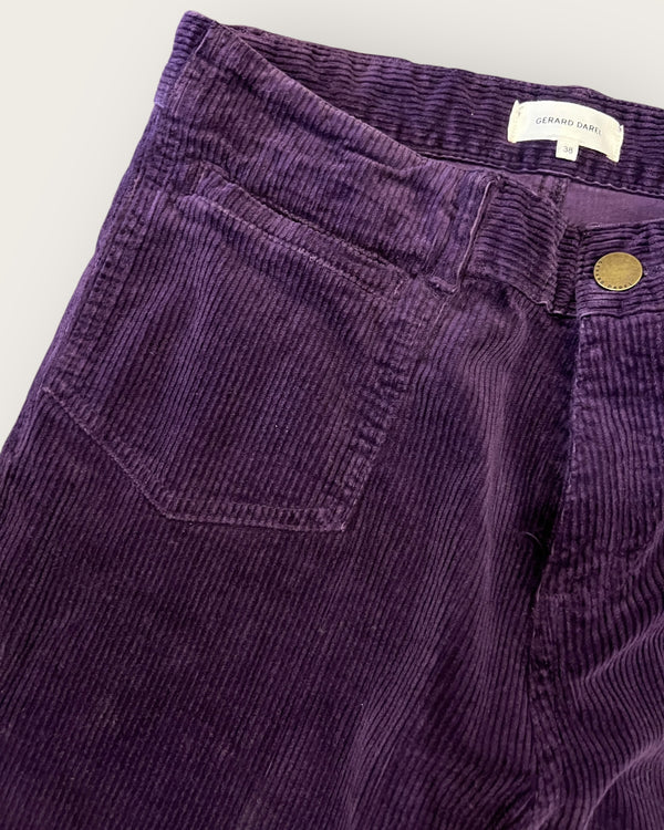 Gerard Darel purple cords Size 10