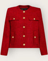 Holland Cooper Chelsea red jacket size 8