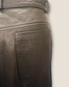 Captain tortue faux leather trousers Size 10