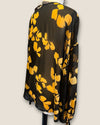 Mint Velvet black/yellow floral blouse size 16