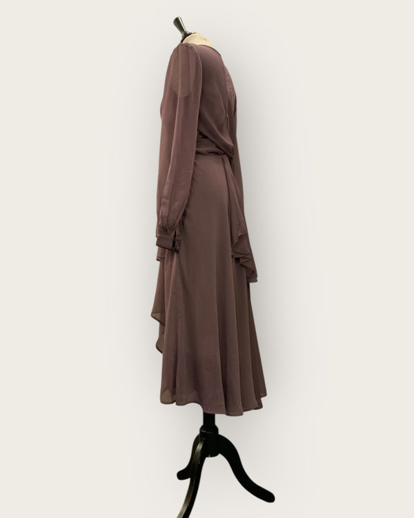 ASOS damson Chiffon dress size 10