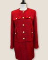 Holland Cooper Chelsea red jacket size 8