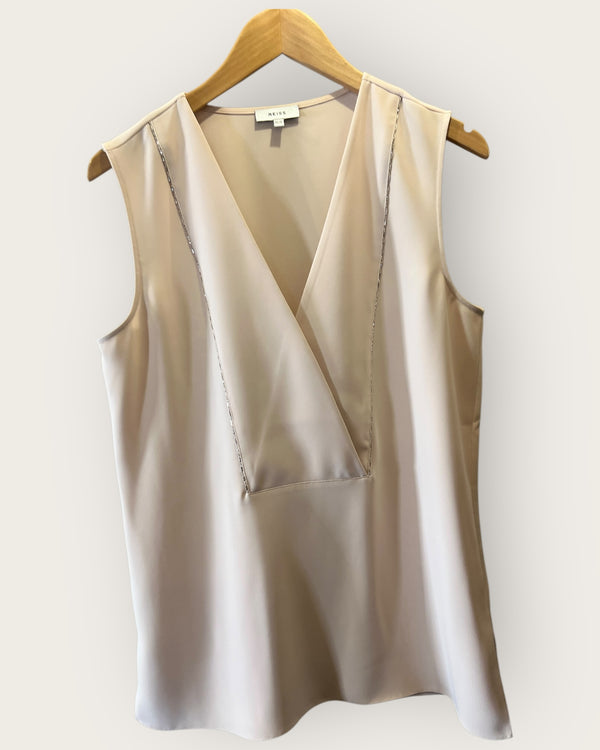 Reiss Cream evening top size 12
