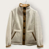 Boden Cream teddy jacket size 14