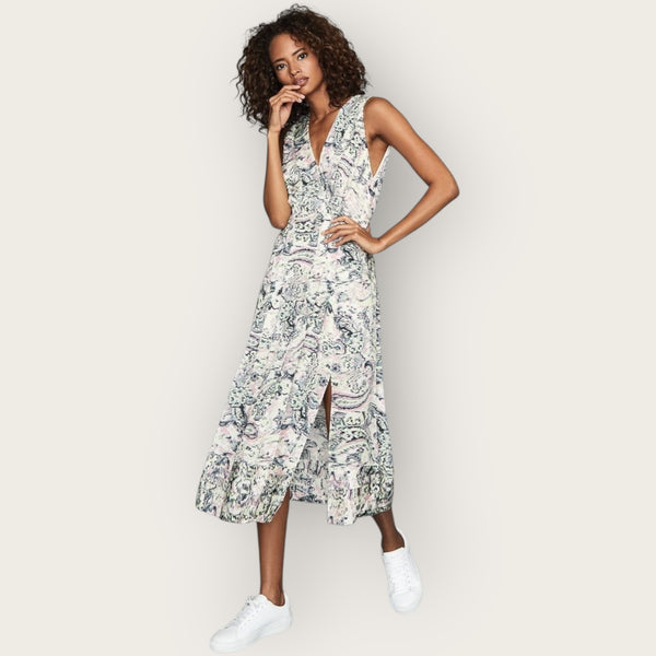 Reiss Dress Pink/Patterned Size 14