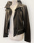 All saints black leather jacket Size 10