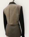 Moschino grey/black blazer size 10