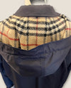 Burberry Navy padded coat size 10