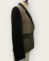 Moschino grey/black blazer size 10