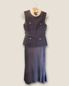 Self Portrait navy dress size 12