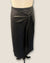 Mint velvet black faux leather skirt size 16
