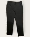 Topshop black/silver trim trousers size 12
