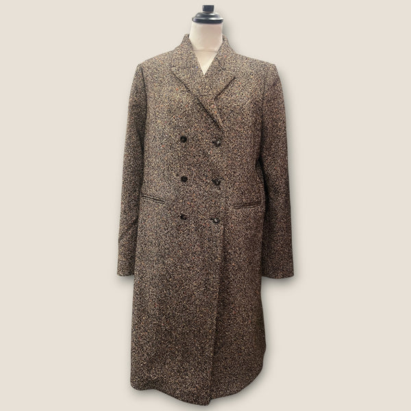 Victoria Beckham tweed coat size 14