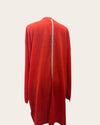 Mint Velvet red fine knit long cardigan size XL