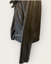 All saints black leather jacket Size 10