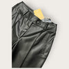 Sunso black faux leather trousers size 12