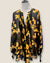 Mint Velvet black/yellow floral blouse size 16