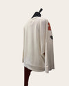 Ted baker ivory Sweat shirt rust flowers size 4 (14)