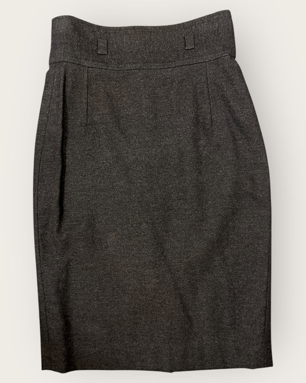 Burberry brown wool skirt size 10