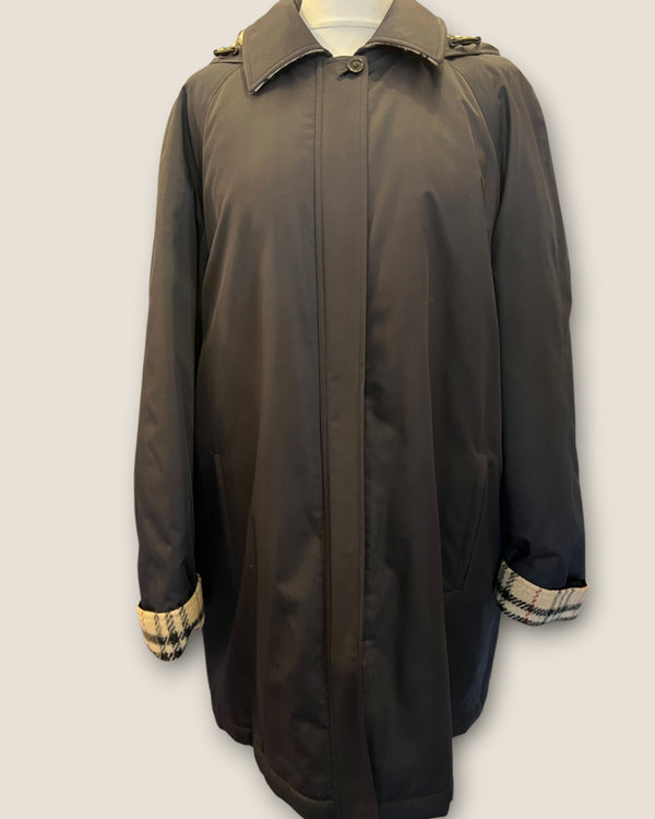 Burberry Navy padded coat size 10
