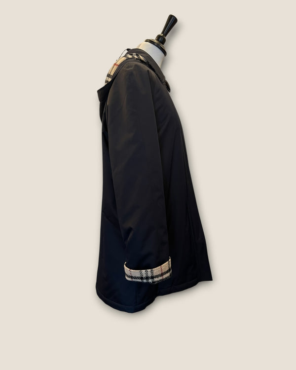 Burberry Navy padded coat size 10