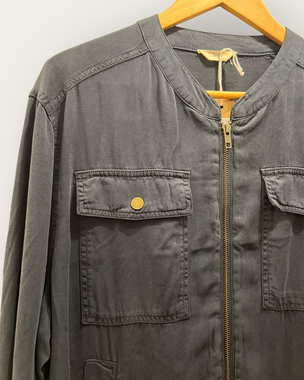 Hush navy lightweight jacket size 16