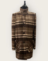 House of Bruar Brown wool coat size 12