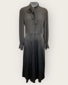 Beatrice Brown satin dress size 8