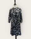 All Saints blue & black animal dress size 10
