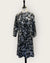 All Saints blue & black animal dress size 10