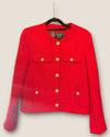 Holland Cooper Chelsea red jacket size 8