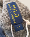 Ralph Lauren grey cable knit size Large