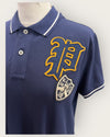 Ralph Lauren logo badge navy tennis polo dress size Medium