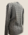 Ralph Lauren grey cable knit size Large