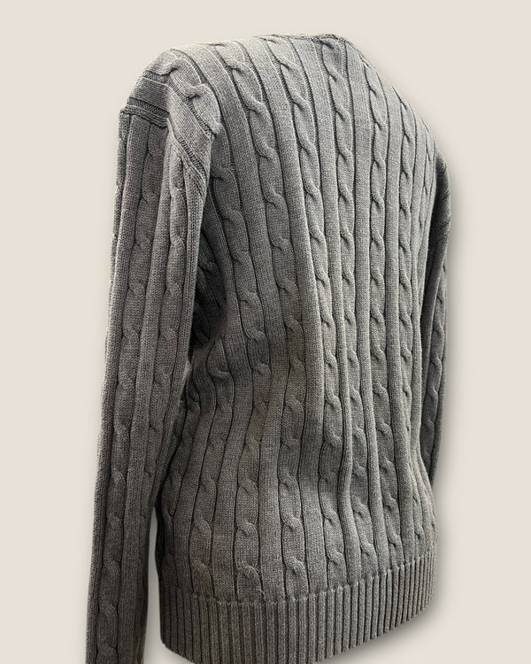 Ralph Lauren grey cable knit size Large