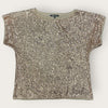 Laura Ashley Gold sequinned top size M